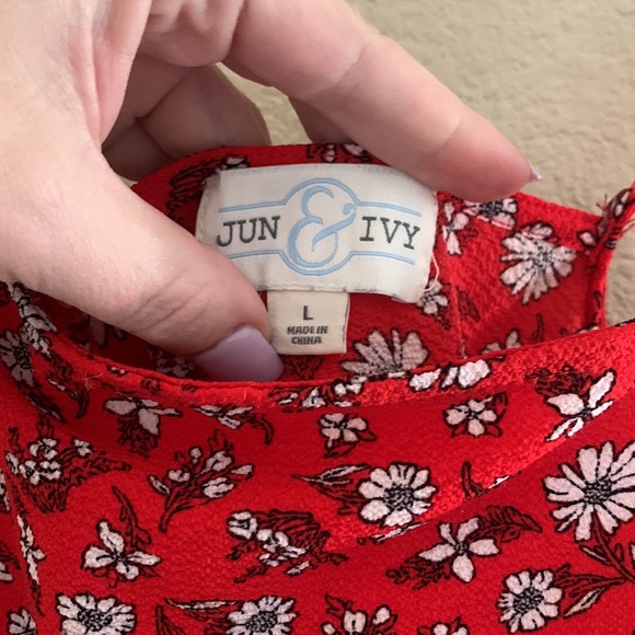 Spaghetti strap peplum top - Picture 5 of 5